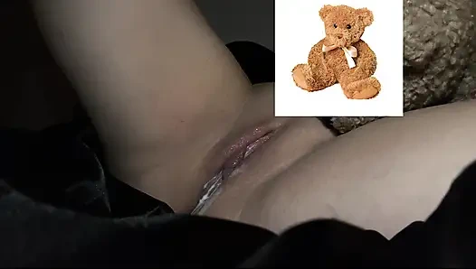 4k-ASMR YOGURT FOOD FETISH- KINKY STEPSISTER MASTURBATES WITH DILDO- CUMFLATION HENTAI-  -ARABIAN SNOWWHITE