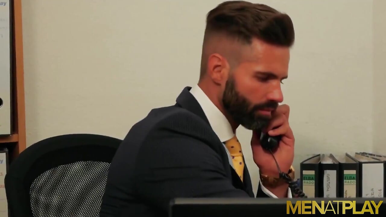 MENATPLAY - Colleagues Dani Robles and Mick Stallone anal fuck