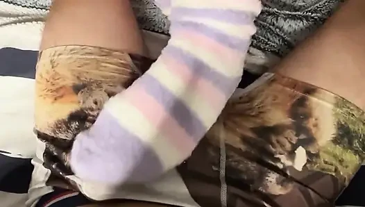 Long Fuzzy Socks & Black Fuzzy Gloves, a Gentle Session