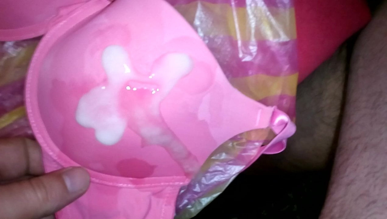 cum satin bra