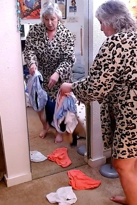 1361 Aarons Special Panty Parade I Caught Him