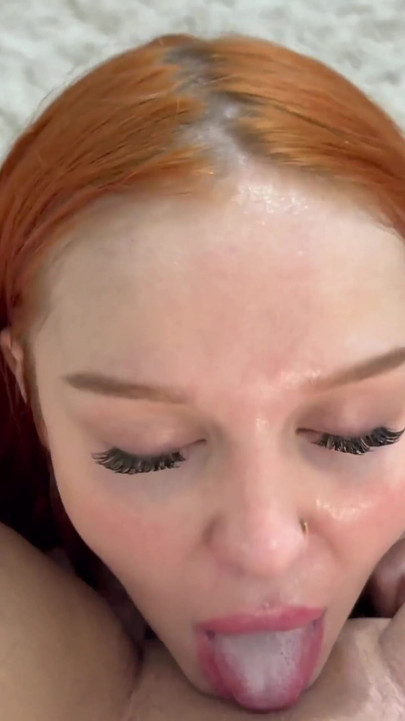 Hot, Rough Rimming from a Redheaded Bitch | Clip 1