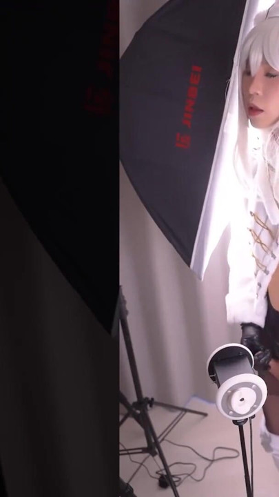情色 ASMR NIKKE Blanc 角色扮演，舔耳，亚洲 Femboy 变性人 |剪辑 1