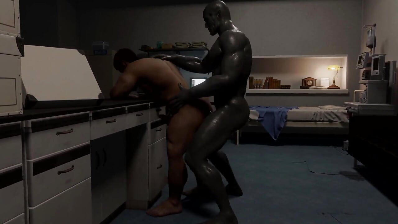 Chris Redfield jeban od strane frajera Mr X