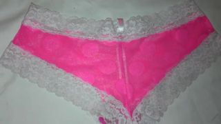 My Sisters Hot Pink Mesh Victorias Secret Cheekster Panty