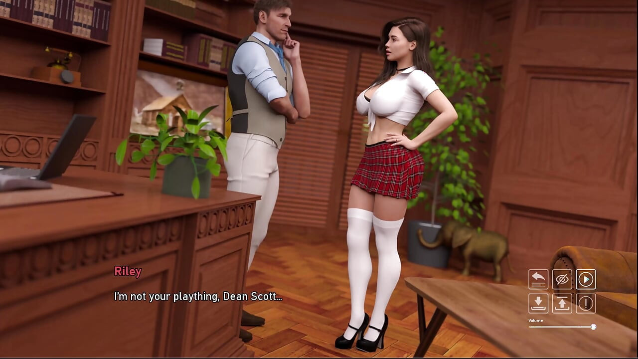 Steps of Debauchery 18 Cant Believe She Will Give the Dean a Blowjob Under His Desk