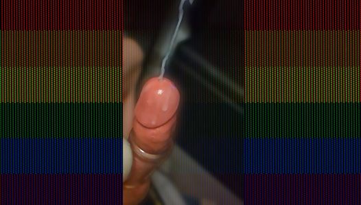 Slow Mo Video Of My Cock Cumming From A Magic Wand