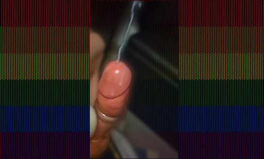 Slow Mo Video Of My Cock Cumming From A Magic Wand