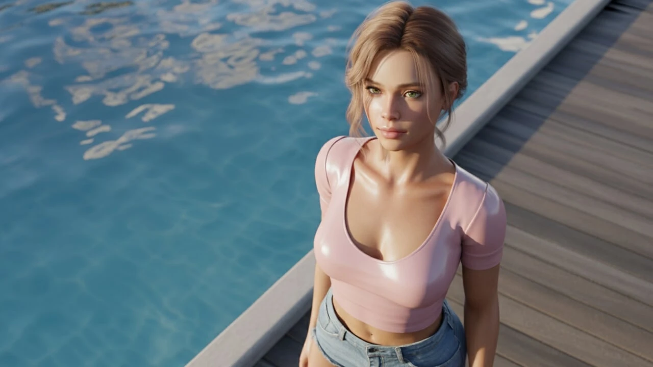 我热辣的室友正在挑逗我，我操了她紧致的阴户和菊花