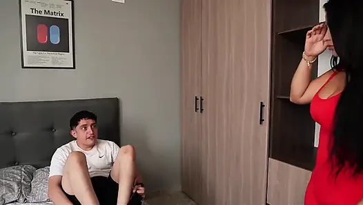 I Fucked My Horny Stepsister Before I Went Shopping and Left Her Pussy Dripping Cum