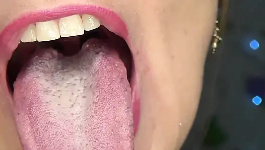 Playing with My Uvula, Tongue and Mouth in Front of a Mirror