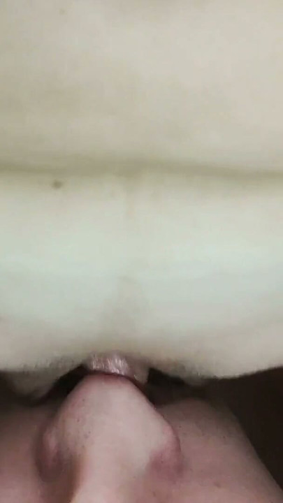 Wet pulsing vulva slides on man's tongue | Clip 1