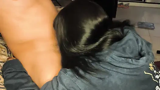 My mother-in-law loves to suck my cock all day, she comes to visit me secretly from her husband