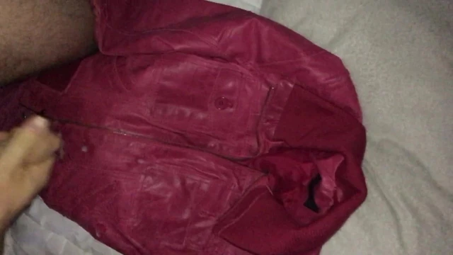 Red leather