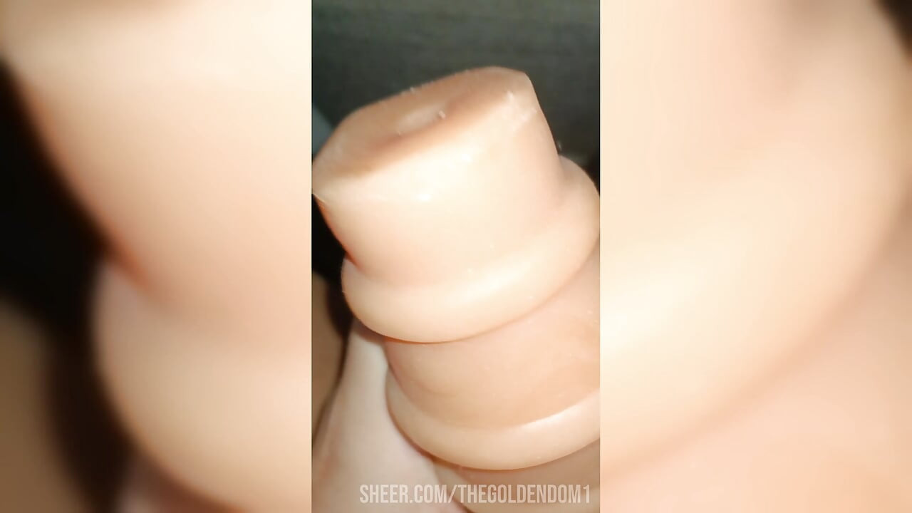 Toy Pussy Cumshot in Close up POV