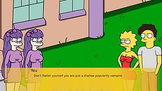 The Simpson Simpvill 2부 Loveskysanx의 벌거벗은 Lisa