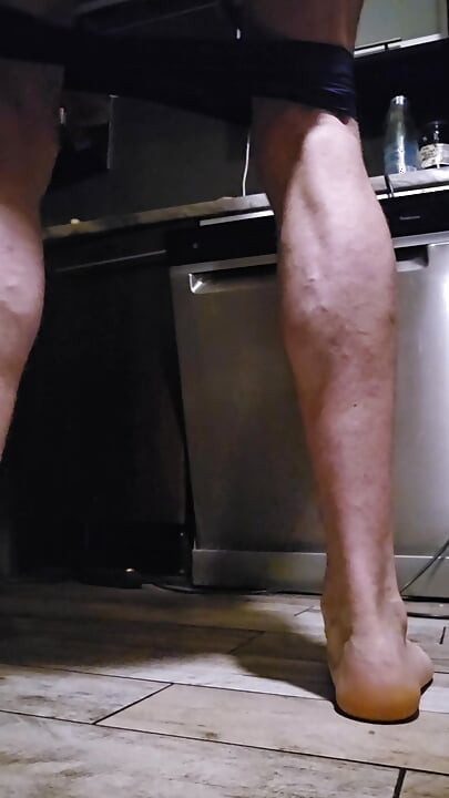 Orgasm with ass stretched out from behind