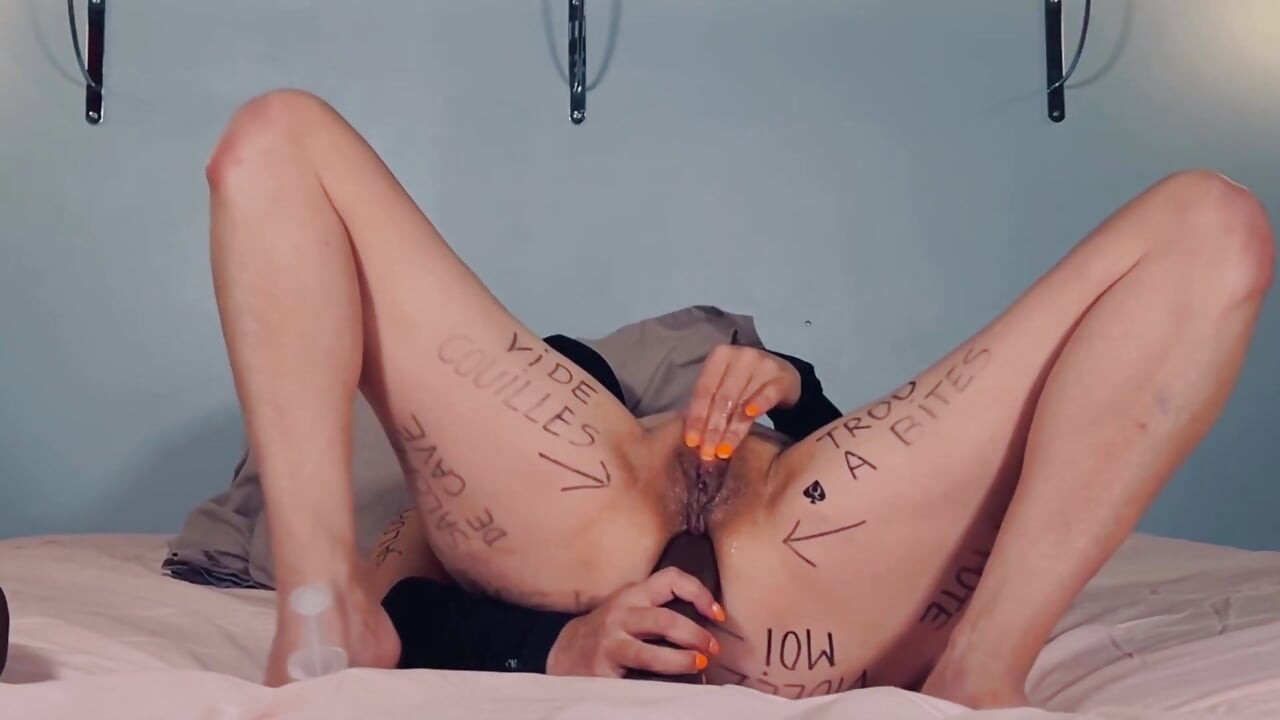Tina Writing on My Body Whore a Black Without Condom Slut Bitch Offered