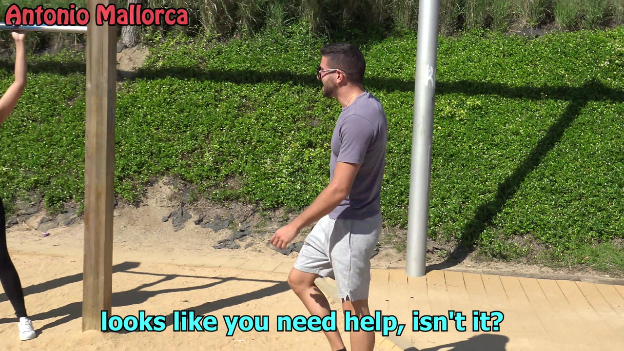 Fucking a Hot Latina in a Public Park