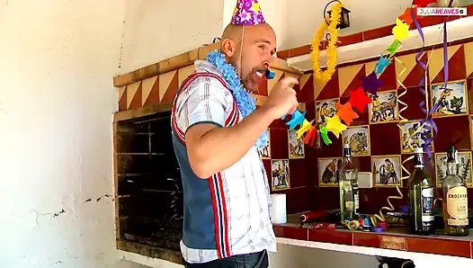 Kinky party with big boob Milf and Stepuncle