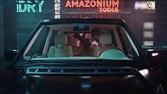 Amazonium Hard Anal Sex in the Car Delicious Intense Fuck Hot Ass Gaping Sweet Intense Pleasure