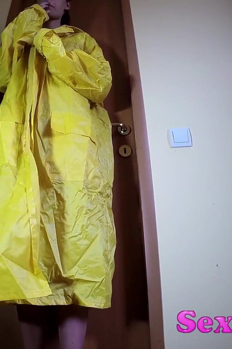 Masked dude fuck  sexy young girl who gives him footjob, handjob and receives cumshot - 2 scenes in video