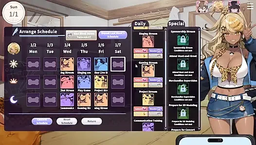 1 V-Lover Playthrough. Lovely Women And Nice Art Style.