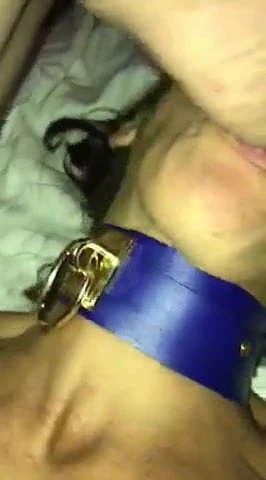 Slave getting facefucked and eat ass while tied up