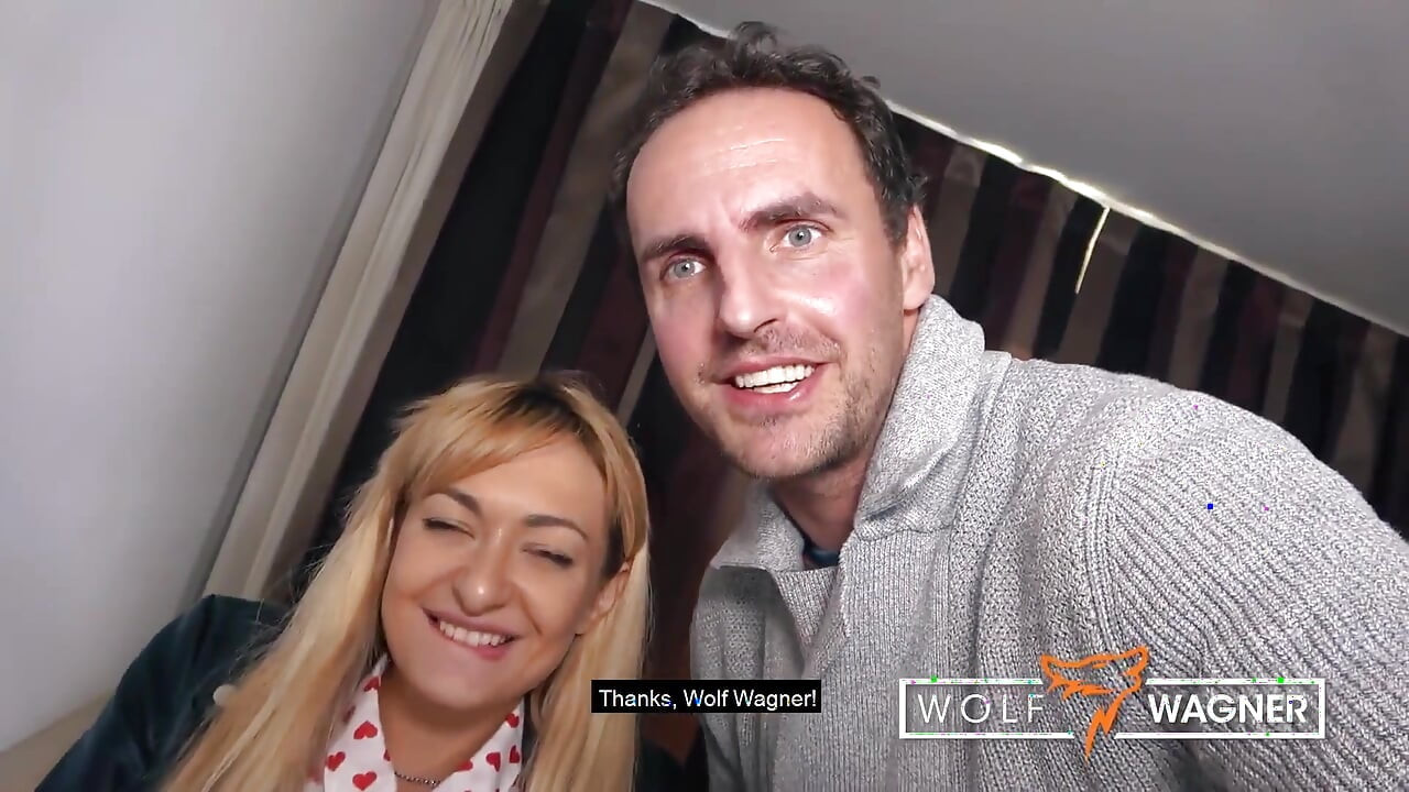 Babe Lola Shine bangs date outdoors + gets facial in hotel! Wolf Wagner