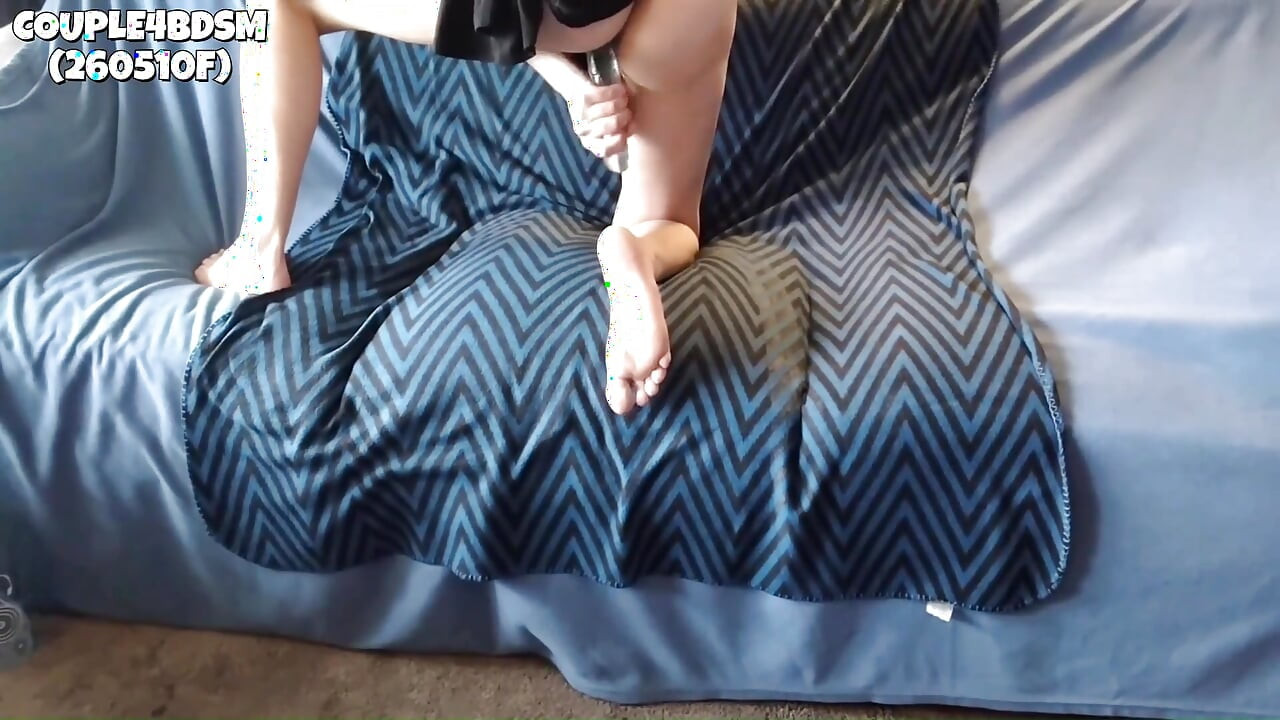Toying My Pussy with My Purple Dildo (260510f)