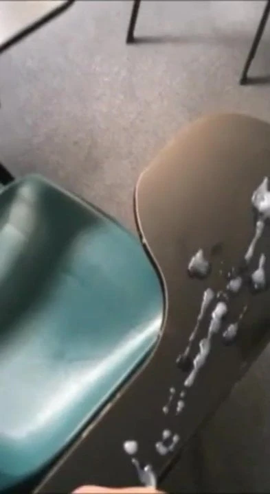 College Guy Jerks Off on Desk