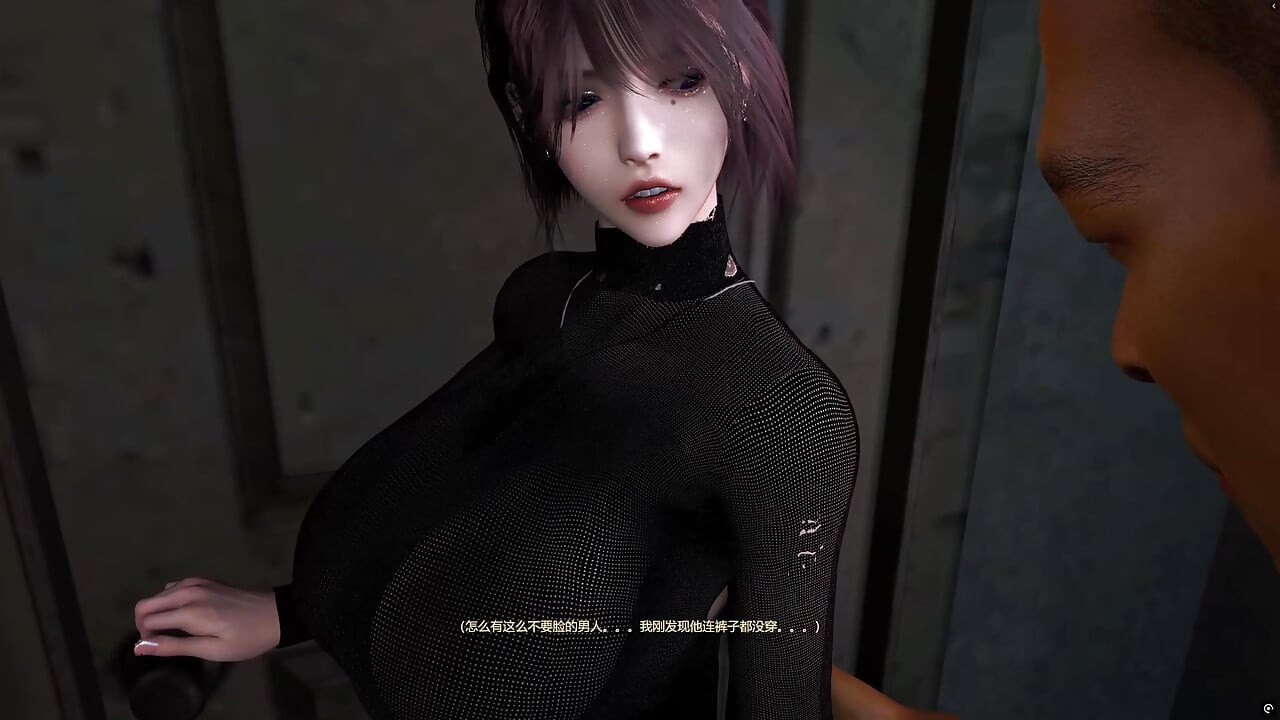 3d - cachonda puta nena provoca al viejo y grande polla de extraño para follar su coño