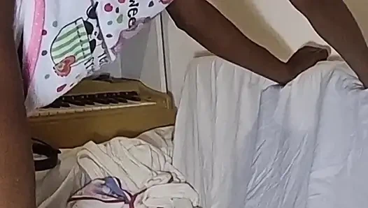 Stepsister fucked with huge cock bbc moaning rolling with her tongue in her ass