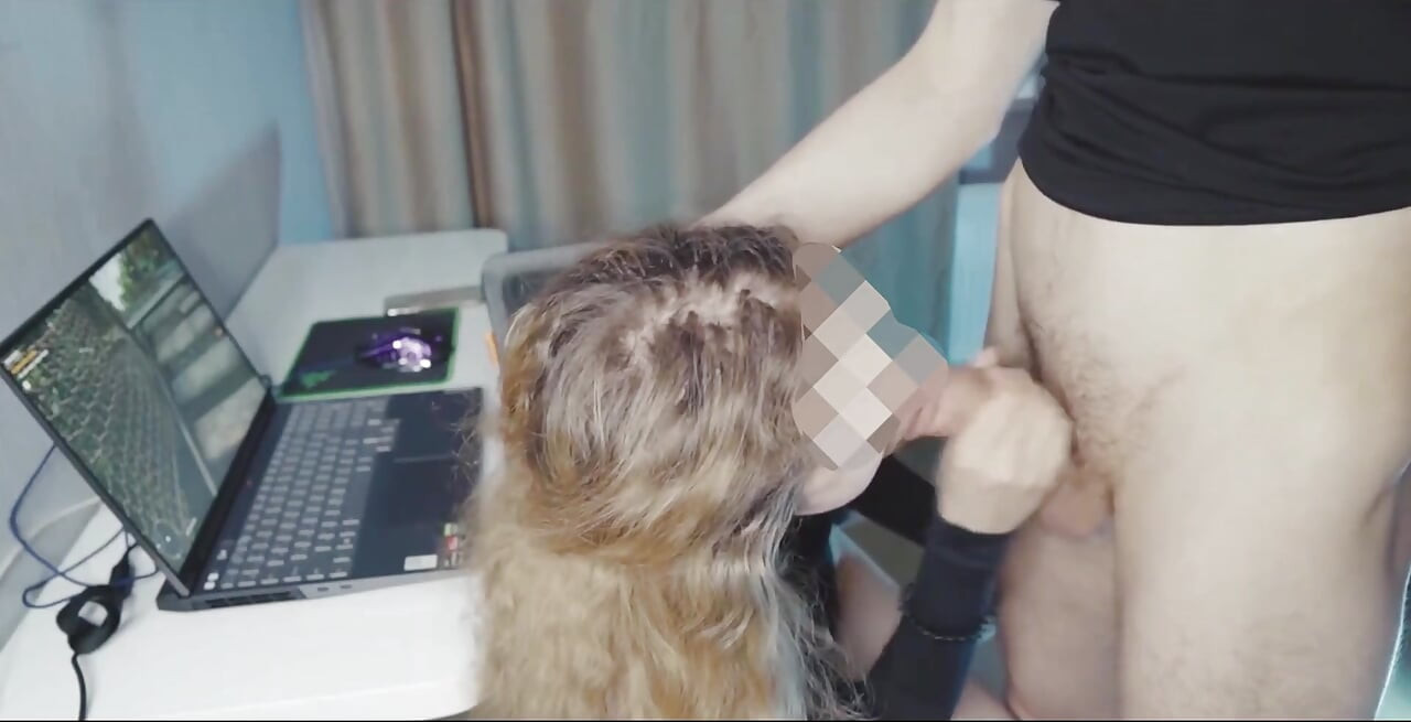 18yo Cute Curly Neighbor - Pussy Lick, Doggy Fuck & Cum in Mouth