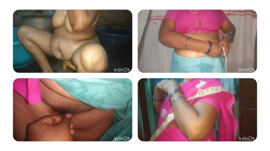 Gadis tamil dengan aduhai ini lagi asik mandi sambil ganti sama cowok berotot