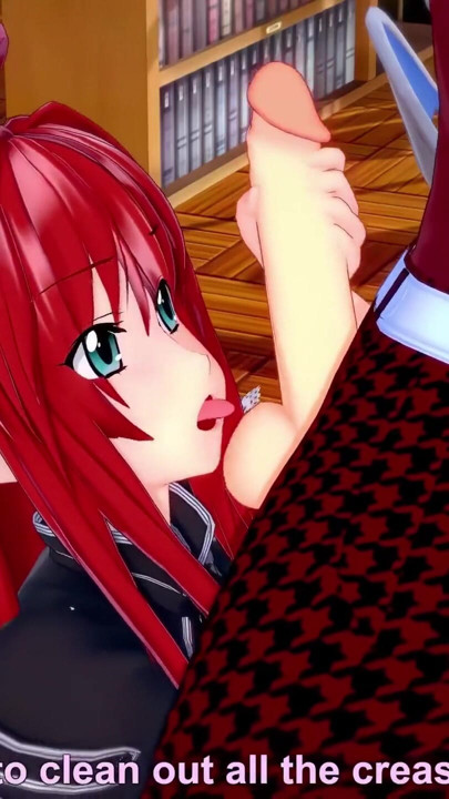 Rias Gremory sex i biblioteket - DXD NTR Madness-serien | Klipp 1