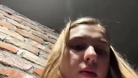 Squirting in the public so hard