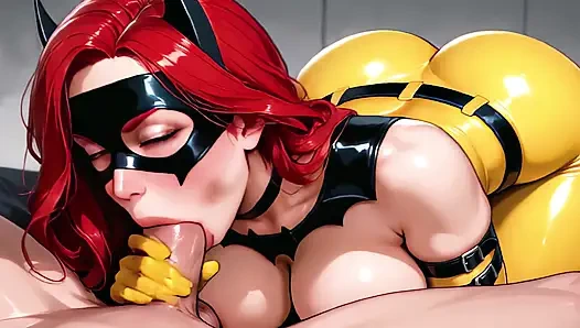 Yoghurt Party: 3D Comic Latex Vigilante POV (4k, Uncensored Ai Hentai)