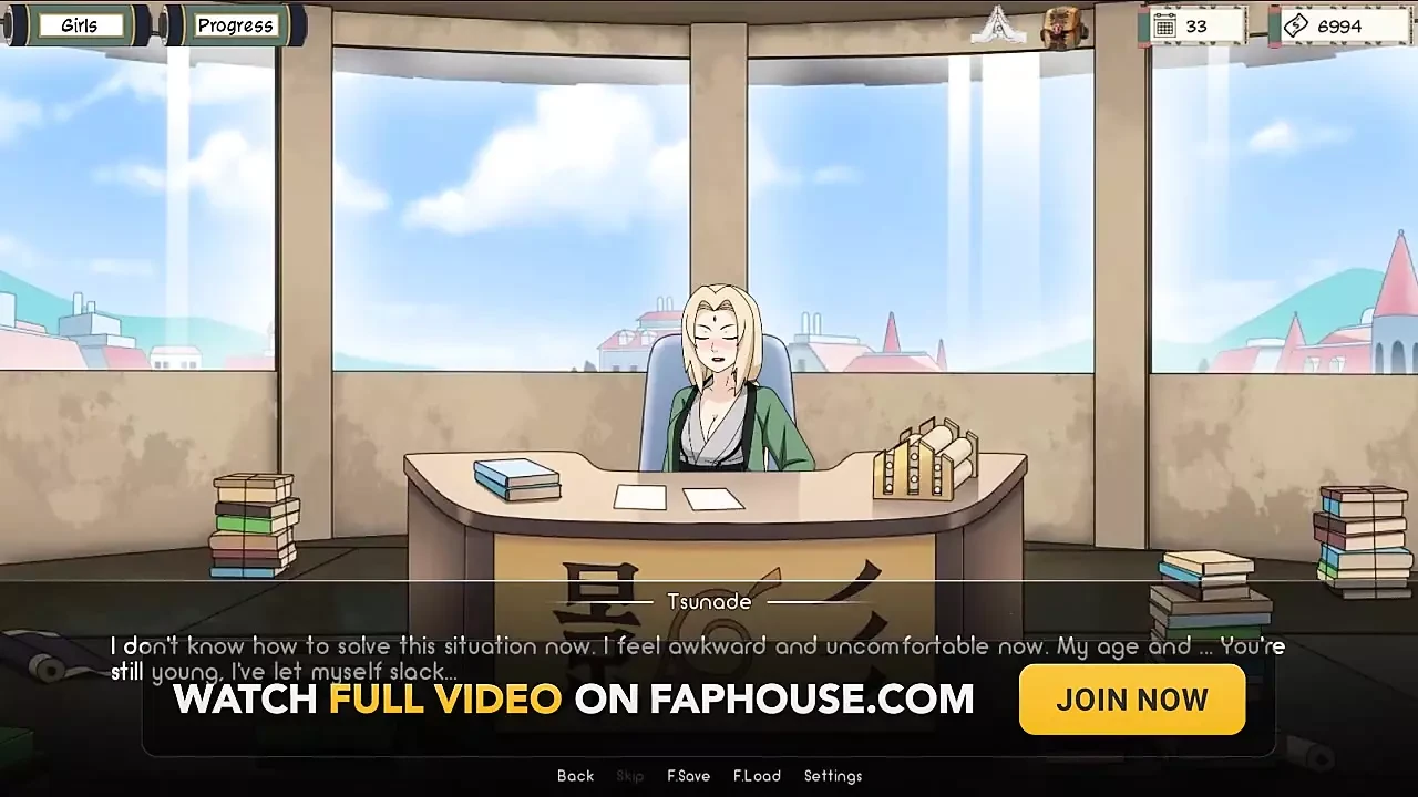 Naruto - Kunoichi edző 0.14.1 rész 51 Tsunade Hot MILF készítője: Loveskysan69