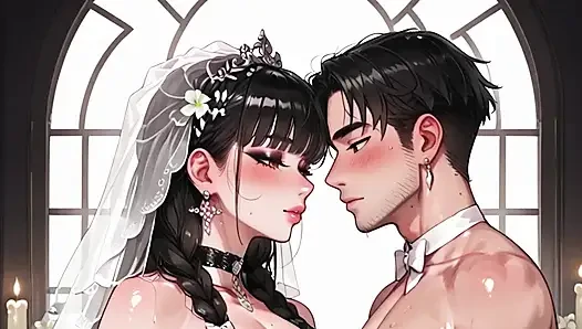I Ate My Femboy Stepbrother's Ass on His Wedding Day; He Was Dressed as a Bride. Hentai Yaoi Animation.