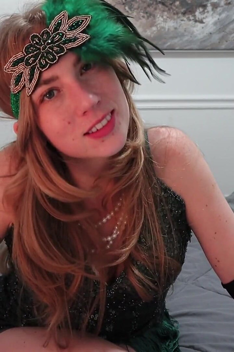 Stella Elle's Roaring '20s Jerk off Instruktion POV Förförelse väntar!