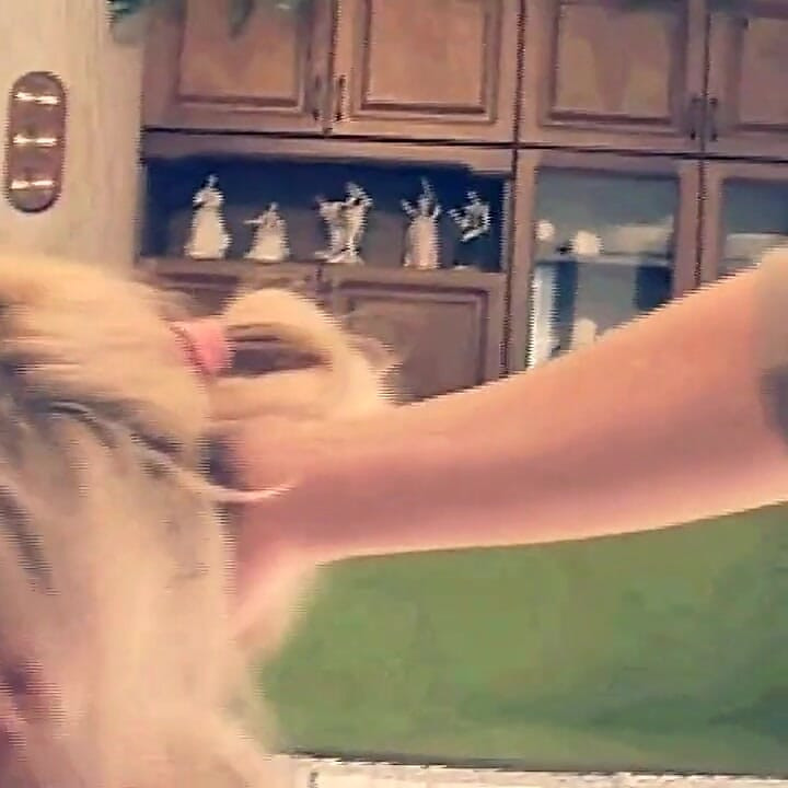 Old Slutty Blonde Fucked in Mouth and Ass by Big Hairy Cock