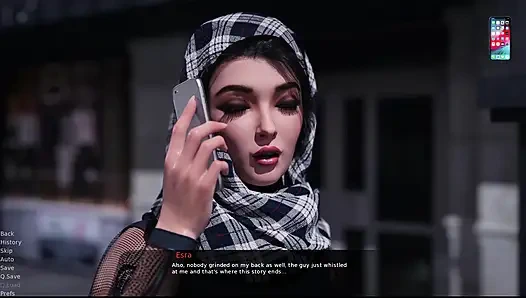 Esra в Стамбуле 5 Esra трахнули многие мужчины, разговаривая с ее бойфрендом, не подозревая