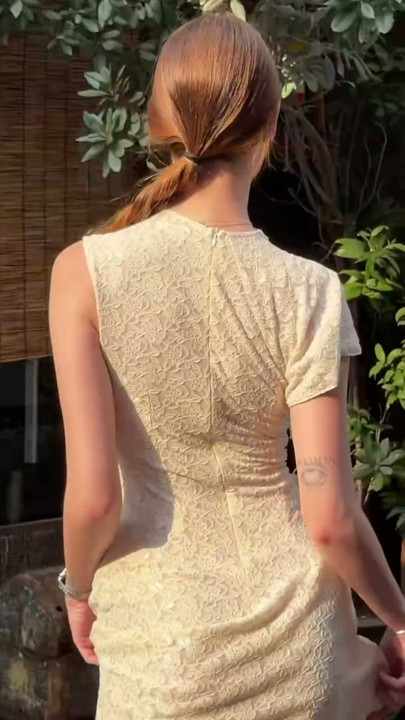 Golden sunlight and vintage lace make the prettiest pair
