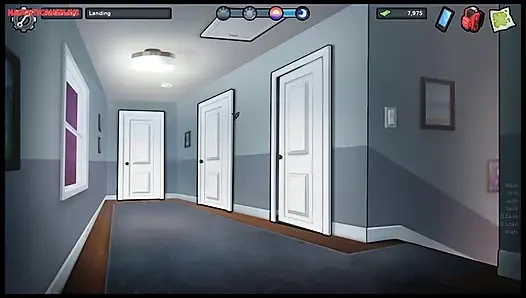 Summertime Saga Part 29 By DarkCookie - Stepsister knows how to ride a Huge Dick, Pussy Creampie