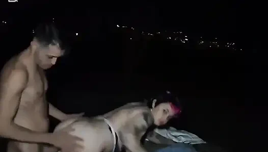 The Galician Girl Catches Me Masturbating at the Viewpoint and I End up Giving Her a Good Pounding with My Big Cock