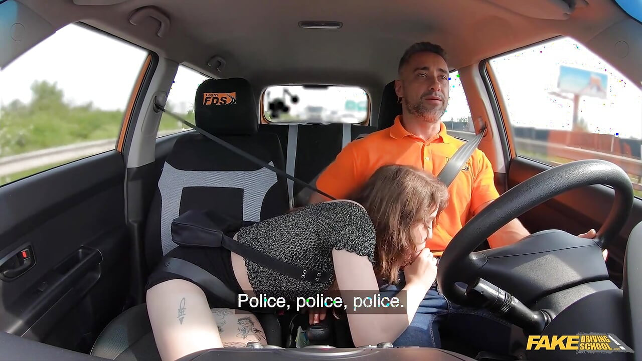 Fake Driving School - Eden Ivy Fucks for a Discount on Her Driving Test