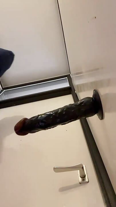 Pushing that dildo deep into my ass