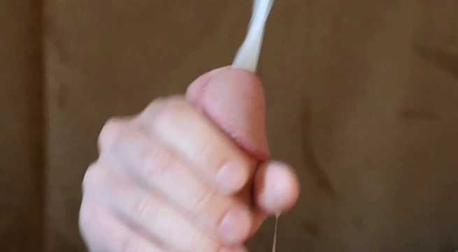 Cumshot in the morning