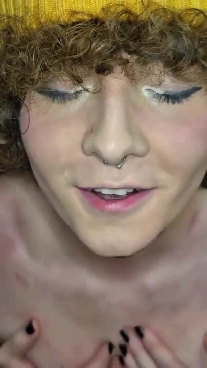 Trans Slut deepthroats big dick and swallows cum - prettyboi2000x | Clip 1